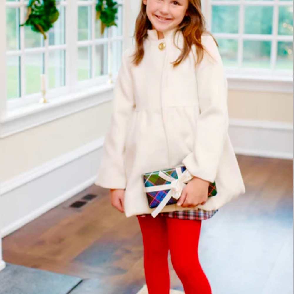 Beaufort Bonnet Company Pea Coat Girl’s 3T Palmetto Pearl Pink Lined Snap Close - Picture 4 of 7